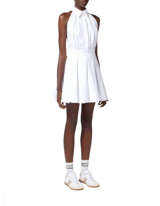 ROCHIE ELISABETTA FRANCHI, Pleated Mini, White - AB85452E2360 ROCHIE ELISABETTA FRANCHI, Pleated Mini, White - AB85452E2360
