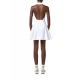 ROCHIE ELISABETTA FRANCHI, Pleated Mini, White - AB85452E2360 ROCHIE ELISABETTA FRANCHI, Pleated Mini, White - AB85452E2360