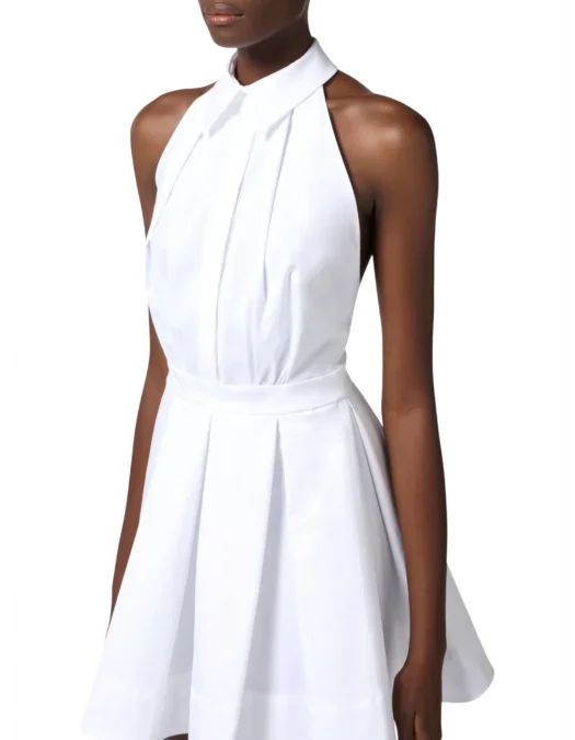 ROCHIE ELISABETTA FRANCHI, Pleated Mini, White - AB85452E2360 ROCHIE ELISABETTA FRANCHI, Pleated Mini, White - AB85452E2360