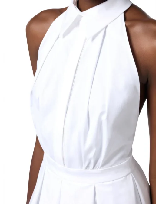 ROCHIE ELISABETTA FRANCHI, Pleated Mini, White - AB85452E2360 ROCHIE ELISABETTA FRANCHI, Pleated Mini, White - AB85452E2360