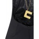 Rochie ELISABETTA FRANCHI, halterneck sleeveless dress, Negru - AB87162E2110
