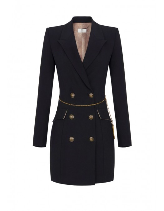 ROCHIE ELISABETTA FRANCHI, Blazer Style, Black - AB89657E2110