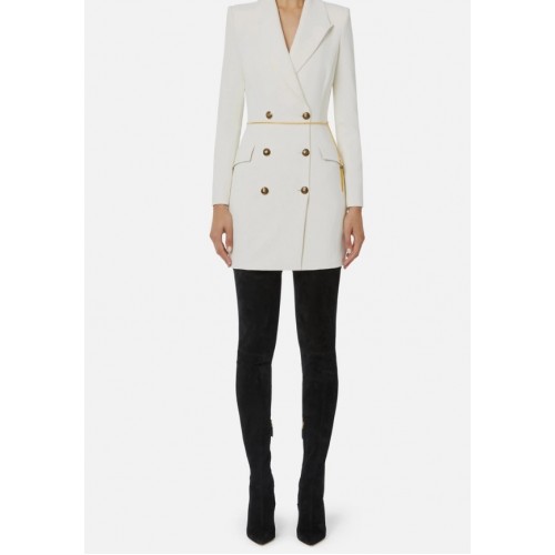 ROCHIE ELISABETTA FRANCHI, Blazer Style, Alb ROCHIE ELISABETTA FRANCHI, Blazer Style, Alb