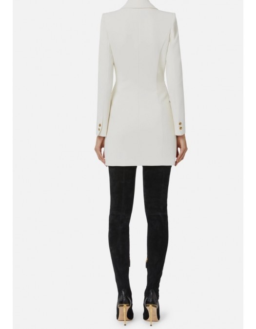 ROCHIE ELISABETTA FRANCHI, Blazer Style, Alb - AB89657E2DZ9
