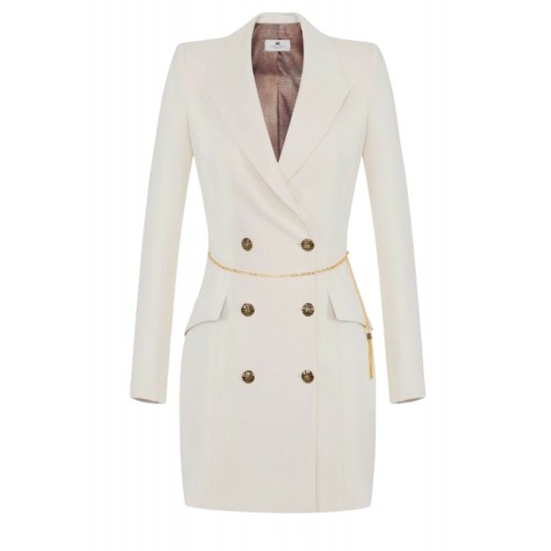 ROCHIE ELISABETTA FRANCHI, Blazer Style, Alb ROCHIE ELISABETTA FRANCHI, Blazer Style, Alb