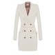 ROCHIE ELISABETTA FRANCHI, Blazer Style, Alb - AB89657E2DZ9