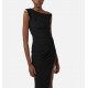 Rochie ELISABETTA FRANCHI, Dress in crêpe jersey fabric with jewel strap - AB90661E2110