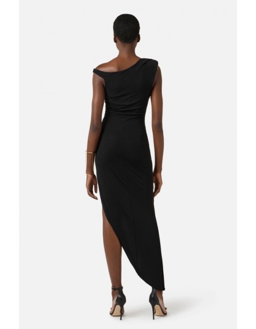 Rochie ELISABETTA FRANCHI, Dress in crêpe jersey fabric with jewel strap - AB90661E2110