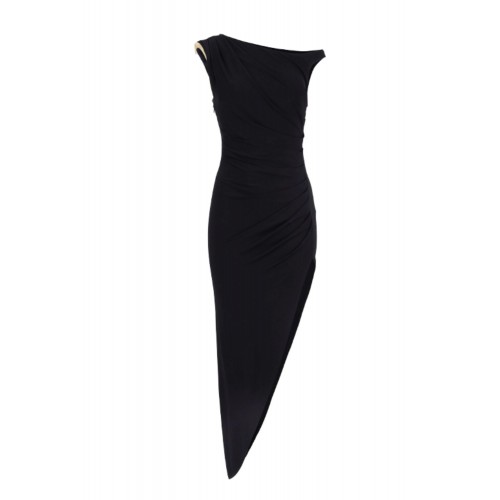 Rochie ELISABETTA FRANCHI, Dress in crêpe jersey fabric with jewel strap