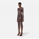Rochie ELISABETTA FRANCHI, tulle fabric with alligator print - AB91361E2644