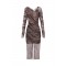 Rochie ELISABETTA FRANCHI, tulle fabric with alligator print