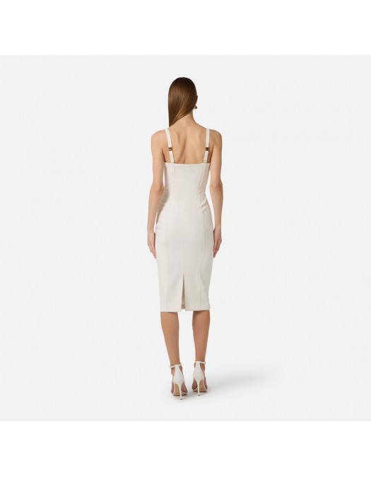 Rochie ELISABETTA FRANCHI, Corset dress, Alb - AB91861E2360