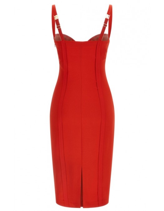 Rochie ELISABETTA FRANCHI, Corset dress, Orange - AB91861E2H85