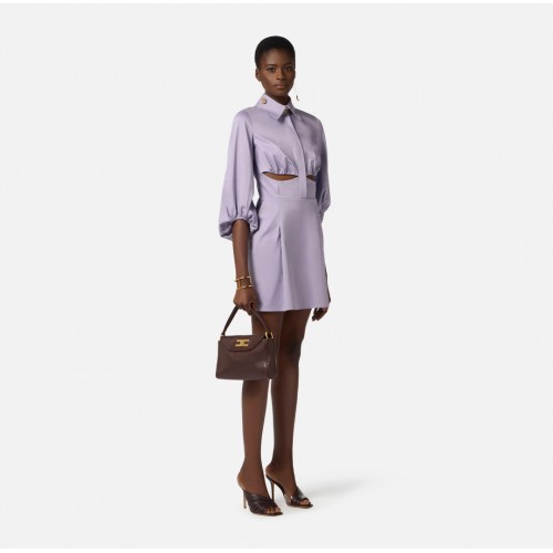 Rochie ELISABETTA FRANCHI, Stretch cotton mini dress, Mov