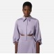 Rochie ELISABETTA FRANCHI, Stretch cotton mini dress, Mov - AB94062E2EV7