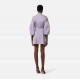 Rochie ELISABETTA FRANCHI, Stretch cotton mini dress, Mov - AB94062E2EV7