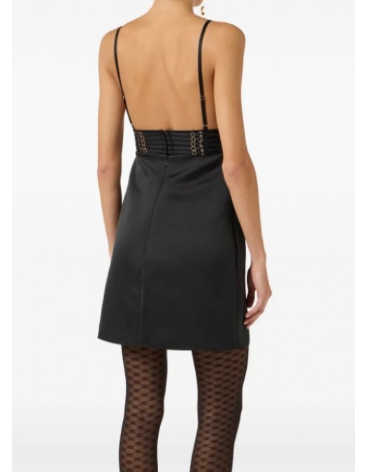 Rochie ELISABETTA FRANCHI, duchess satin with elastic straps mmini dress - AB95062E2110