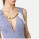 Rochie ELISABETTA FRANCHI, Mini dress with jewel scarf - AB95762E2019