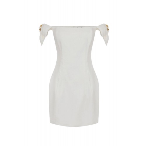 Rochie ELISABETTA FRANCHI, Linen-blend mini dress