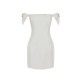Rochie ELISABETTA FRANCHI, Linen-blend mini dress - AB96862E2360