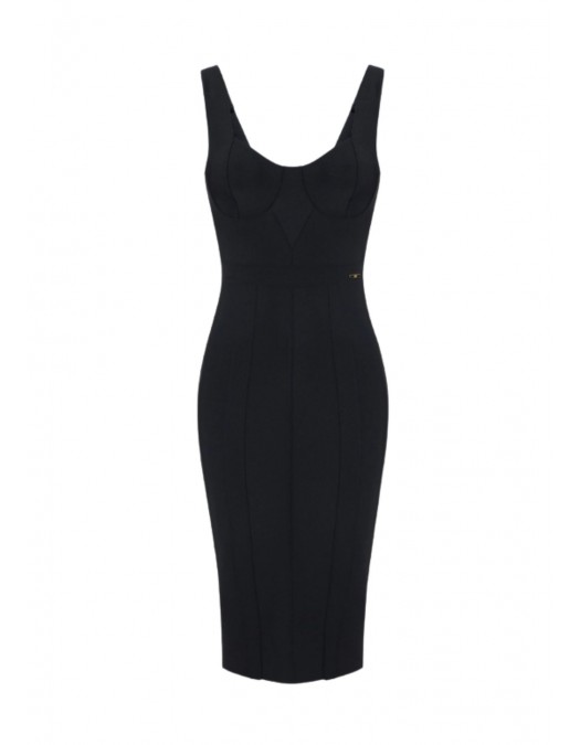 Rochie ELISABETTA FRANCHI, Dress in scuba fabric - AB98566E2110