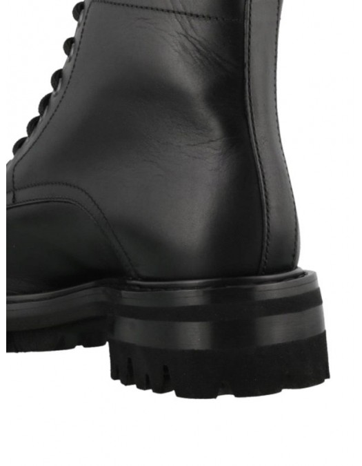 Ghete Dsquared2, Piele, Logo insert, Negru - ABM0032M084