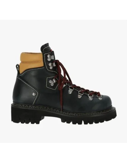 Ghete Dsquared2, Cu sireturi colorate, Black - ABM00573085 Ghete Dsquared2, Cu sireturi colorate, Black - ABM00573085