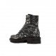 Ghete DSQUARED2, PRINTED LEATHER LACE-UP BOOTS, Leather - ABM007624904933M063