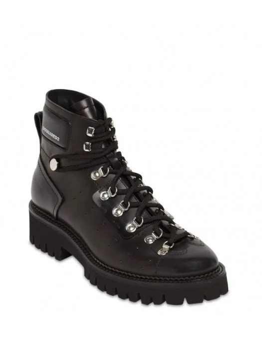 Ghete DSQUARED2, Hiking Boots, All Black - ABM0081015012262124 Ghete DSQUARED2, Hiking Boots, All Black - ABM0081015012262124