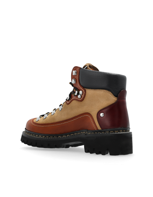 Ghete DSQUARED2, Canadian Ankle Boots, Caramel Brown - ABM012312906751M1104