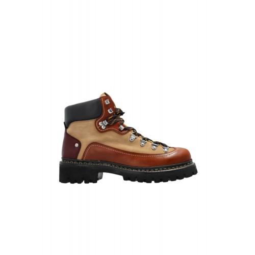 Ghete DSQUARED2, Canadian Ankle Boots, Caramel Brown Ghete DSQUARED2, Canadian Ankle Boots, Caramel Brown