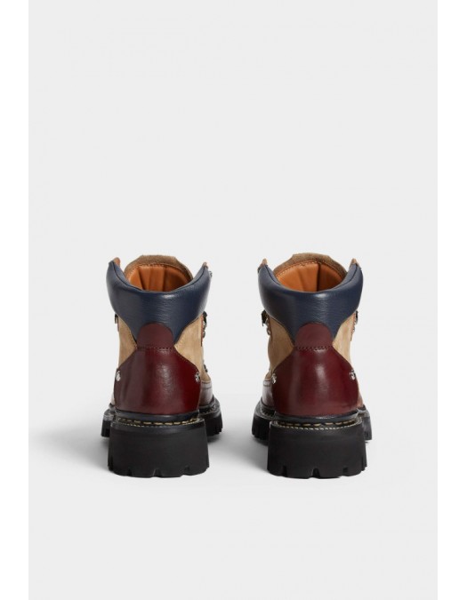 Ghete DSQUARED2, Canadian Ankle Boots, Caramel Brown - ABM012312906751M1104