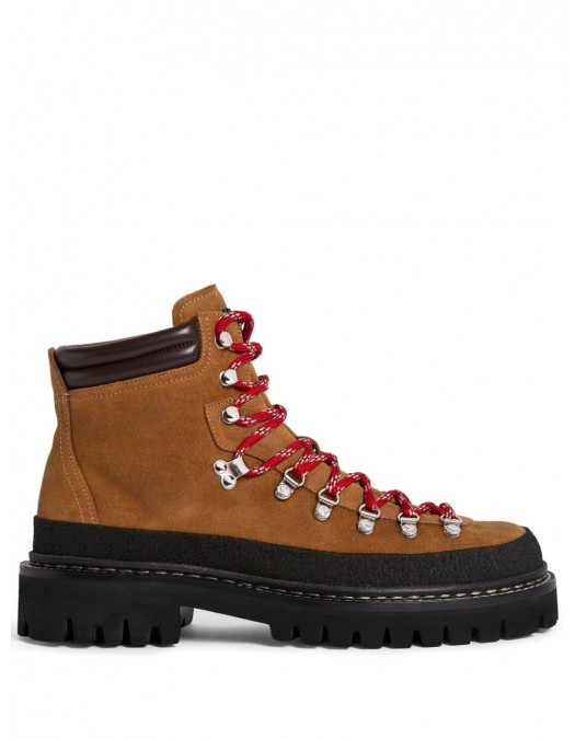 Ghete DSQUARED2, Canadian Hiking High Design, Caramel Brown - ABM0141016021325092