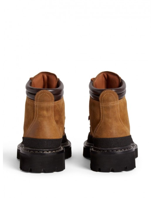 Ghete DSQUARED2, Canadian Hiking High Design, Caramel Brown - ABM0141016021325092