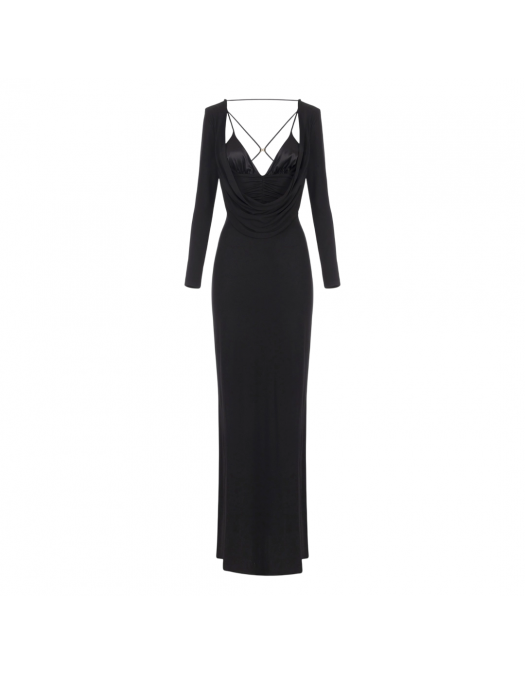 ROCHIE ELISABETTA FRANCHI, Red Carpe, Satin Bra, Black - ABR0356E2110 ROCHIE ELISABETTA FRANCHI, Red Carpe, Satin Bra, Black - ABR0356E2110