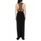 Rochie ELISABETTA FRANCHI, Crystal-embellished open-back maxi dress - ABR1261E2110