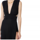 ROCHIE ELISABETTA FRANCHI, Red Carpe, Pleating Pattern, Black - ABR1556E2110 ROCHIE ELISABETTA FRANCHI, Red Carpe, Pleating Pattern, Black - ABR1556E2110