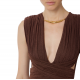 ROCHIE ELISABETTA FRANCHI, Red Carpe, Pleating Pattern, Brown Coffee - ABR1556E2EA3 ROCHIE ELISABETTA FRANCHI, Red Carpe, Pleating Pattern, Brown Coffee - ABR1556E2EA3