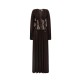 Rochie ELISABETTA FRANCHI, Red Carpet dress in lamé-effect jersey, Maro - ABR1566E2EV9