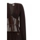 Rochie ELISABETTA FRANCHI, Red Carpet dress in lamé-effect jersey, Maro - ABR1566E2EV9