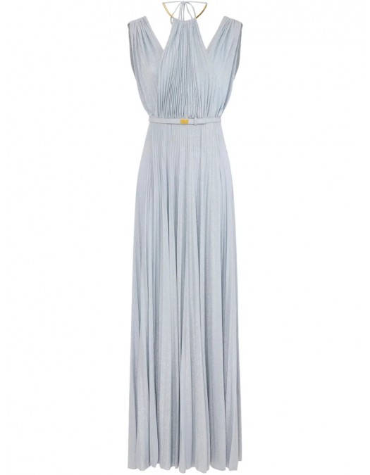 ROCHIE ELISABETTA FRANCHI, Draped Pleats, Long, Sky Blue - ABR2152E2A28 ROCHIE ELISABETTA FRANCHI, Draped Pleats, Long, Sky Blue - ABR2152E2A28