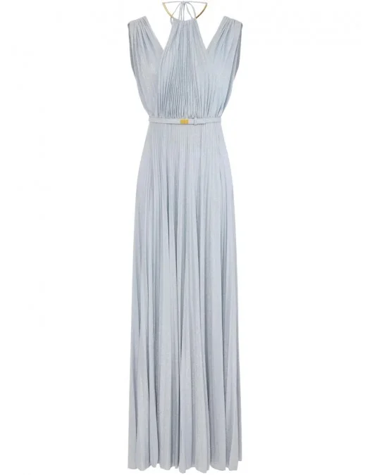 ROCHIE ELISABETTA FRANCHI, Draped Pleats, Long, Sky Blue - ABR2152E2A28 ROCHIE ELISABETTA FRANCHI, Draped Pleats, Long, Sky Blue - ABR2152E2A28