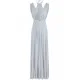ROCHIE ELISABETTA FRANCHI, Draped Pleats, Long, Sky Blue - ABR2152E2A28 ROCHIE ELISABETTA FRANCHI, Draped Pleats, Long, Sky Blue - ABR2152E2A28