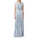 ROCHIE ELISABETTA FRANCHI, Draped Pleats, Long, Sky Blue - ABR2152E2A28 ROCHIE ELISABETTA FRANCHI, Draped Pleats, Long, Sky Blue - ABR2152E2A28