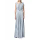 ROCHIE ELISABETTA FRANCHI, Draped Pleats, Long, Sky Blue - ABR2152E2A28 ROCHIE ELISABETTA FRANCHI, Draped Pleats, Long, Sky Blue - ABR2152E2A28