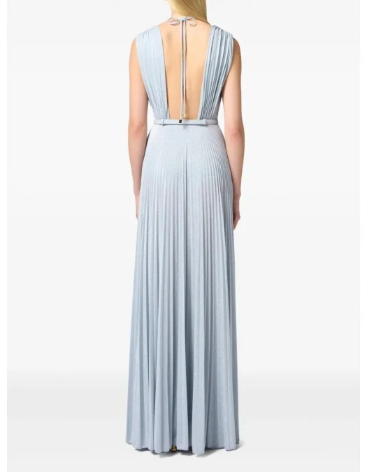 ROCHIE ELISABETTA FRANCHI, Draped Pleats, Long, Sky Blue - ABR2152E2A28 ROCHIE ELISABETTA FRANCHI, Draped Pleats, Long, Sky Blue - ABR2152E2A28