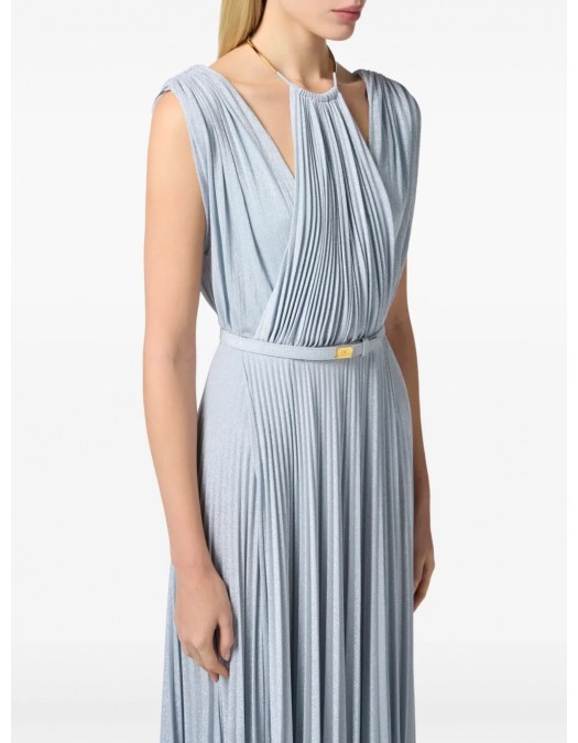 ROCHIE ELISABETTA FRANCHI, Draped Pleats, Long, Sky Blue - ABR2152E2A28 ROCHIE ELISABETTA FRANCHI, Draped Pleats, Long, Sky Blue - ABR2152E2A28