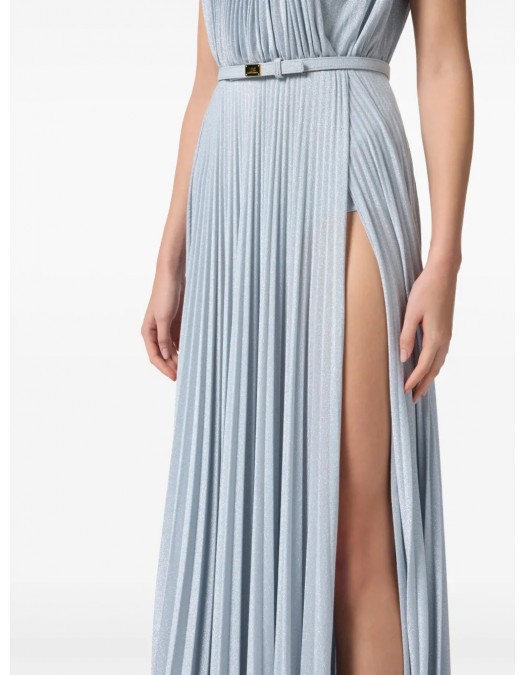 ROCHIE ELISABETTA FRANCHI, Draped Pleats, Long, Sky Blue - ABR2152E2A28 ROCHIE ELISABETTA FRANCHI, Draped Pleats, Long, Sky Blue - ABR2152E2A28