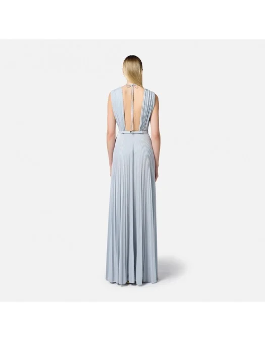 ROCHIE ELISABETTA FRANCHI, Long, Gala Design, Gold Details, Baby Blue - ABR2152E2DC6 ROCHIE ELISABETTA FRANCHI, Long, Gala Design, Gold Details, Baby Blue - ABR2152E2DC6