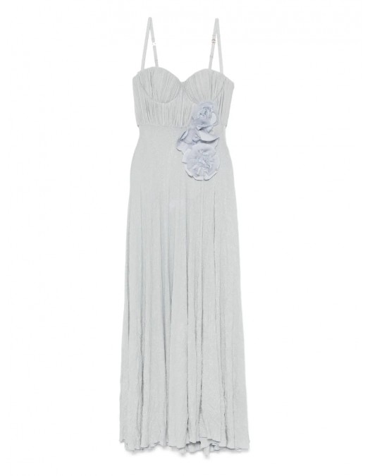 ROCHIE ELISABETTA FRANCHI, Floral Details, Long, Pastel Blue - ABR2252E2A28 ROCHIE ELISABETTA FRANCHI, Floral Details, Long, Pastel Blue - ABR2252E2A28